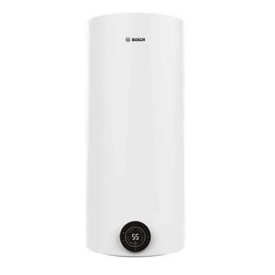 Водонагрівач електр. BOSCH круглий Tronic 4000T, 120л, 2кВт, сухий тен, вертикальний монтаж, електр. кер-ння, B, білий (77365075 Водонагрівач електр. BOSCH круглий Tronic 4000T, 120л, 2кВт, сухий тен, вертикальний монтаж, електр. кер-ння, B, білий (77365075