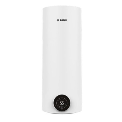 Водонагрівач електр. BOSCH круглий слім Tronic 4000T, 50л, 1,5кВт, сухий тен, вертикальний монтаж, електр. кер-ння, B, білий (77 Водонагрівач електр. BOSCH круглий слім Tronic 4000T, 50л, 1,5кВт, сухий тен, вертикальний монтаж, електр. кер-ння, B, білий (77