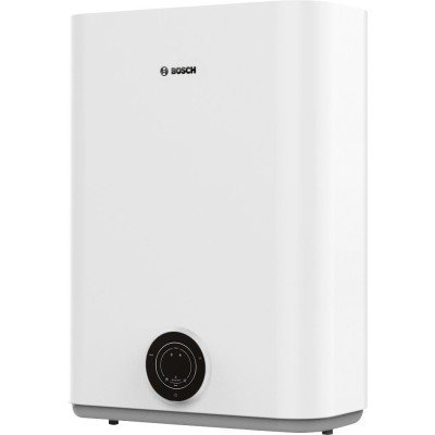 Водонагрівач електр. BOSCH плаский слім Tronic 3500, 80л, 1.5кВт, ун. монтаж, електр. кер-ння, B, білий (7736507293)