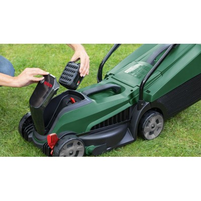 Газонокосарка акумуляторна Bosch CityMower 18V-32-300 18В акб 1х4А·год 34см 31л 30-60мм 9.4кг Газонокосарка акумуляторна Bosch CityMower 18V-32-300 18В акб 1х4А·год 34см 31л 30-60мм 9.4кг