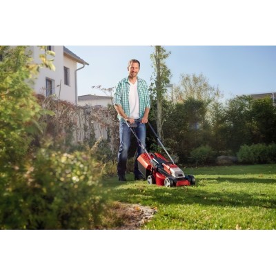 Газонокосарка акумуляторна Einhell PXC GE-CM 18/30 Li 18В 1x3А·год 30см 25л 30-70мм 13.7кг Газонокосарка акумуляторна Einhell PXC GE-CM 18/30 Li 18В 1x3А·год 30см 25л 30-70мм 13.7кг