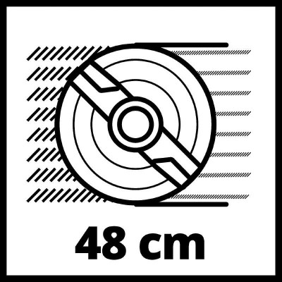 Газонокосарка акумуляторна Einhell PXC GE-CM 36/48 Li M 36В(18+18) 48см без травозбірника 30-75мм 16.9кг Газонокосарка акумуляторна Einhell PXC GE-CM 36/48 Li M 36В(18+18) 48см без травозбірника 30-75мм 16.9кг