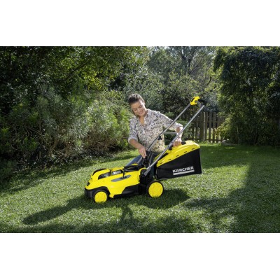 Газонокосарка акумуляторна Karcher LMO 18-36 Battery 18В 36см 30-70мм (без АКБ та ЗП) Газонокосарка акумуляторна Karcher LMO 18-36 Battery 18В 36см 30-70мм (без АКБ та ЗП)