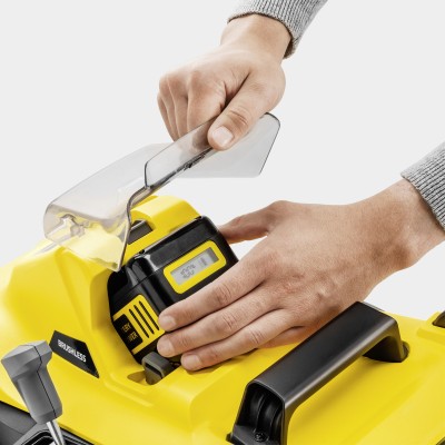 Газонокосарка акумуляторна Karcher LMO 34-18 Dual 18В 34см 25-60мм Газонокосарка акумуляторна Karcher LMO 34-18 Dual 18В 34см 25-60мм