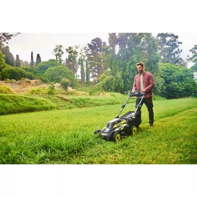 Газонокосарка акумуляторна Ryobi Max Power RY36LMX51A-160 36В акб 1х6А·год 51см 70л 20-70мм самохідна 24.7кг Газонокосарка акумуляторна Ryobi Max Power RY36LMX51A-160 36В акб 1х6А·год 51см 70л 20-70мм самохідна 24.7кг