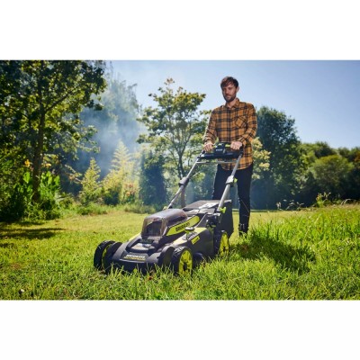 Газонокосарка акумуляторна Ryobi Max Power RY36LMX51A-160 36В акб 1х6А·год 51см 70л 20-70мм самохідна 24.7кг Газонокосарка акумуляторна Ryobi Max Power RY36LMX51A-160 36В акб 1х6А·год 51см 70л 20-70мм самохідна 24.7кг