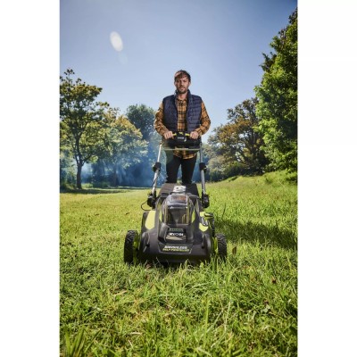 Газонокосарка акумуляторна Ryobi Max Power RY36LMX51A-160 36В акб 1х6А·год 51см 70л 20-70мм самохідна 24.7кг Газонокосарка акумуляторна Ryobi Max Power RY36LMX51A-160 36В акб 1х6А·год 51см 70л 20-70мм самохідна 24.7кг