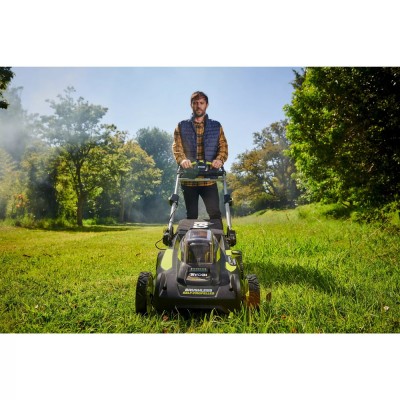 Газонокосарка акумуляторна Ryobi Max Power RY36LMX51A-160 36В акб 1х6А·год 51см 70л 20-70мм самохідна 24.7кг Газонокосарка акумуляторна Ryobi Max Power RY36LMX51A-160 36В акб 1х6А·год 51см 70л 20-70мм самохідна 24.7кг