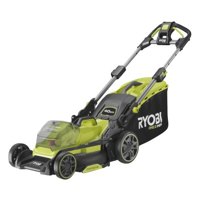 Газонокосарка акумуляторна Ryobi ONE+ HP RY18LMX40B-0 18В 40см 40л 25-70мм 18.2кг без АКБ та ЗП Газонокосарка акумуляторна Ryobi ONE+ HP RY18LMX40B-0 18В 40см 40л 25-70мм 18.2кг без АКБ та ЗП