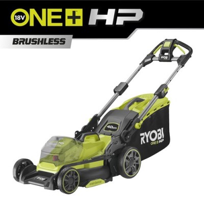 Газонокосарка акумуляторна Ryobi ONE+ HP RY18LMX40B-0 18В 40см 40л 25-70мм 18.2кг без АКБ та ЗП Газонокосарка акумуляторна Ryobi ONE+ HP RY18LMX40B-0 18В 40см 40л 25-70мм 18.2кг без АКБ та ЗП