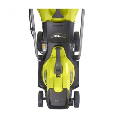 Газонокосарка акумуляторна Ryobi ONE+ OLM1833B 18В 33см 35л 25-65мм 8.1кг без АКБ та ЗП Газонокосарка акумуляторна Ryobi ONE+ OLM1833B 18В 33см 35л 25-65мм 8.1кг без АКБ та ЗП