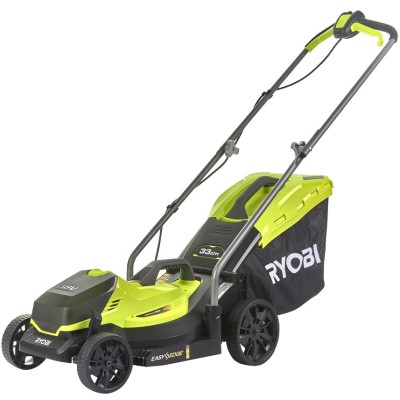 Газонокосарка акумуляторна Ryobi ONE+ RLM18X33B-40 18В акб 1х4А·год 33см 35л 25-65мм 8.7кг Газонокосарка акумуляторна Ryobi ONE+ RLM18X33B-40 18В акб 1х4А·год 33см 35л 25-65мм 8.7кг