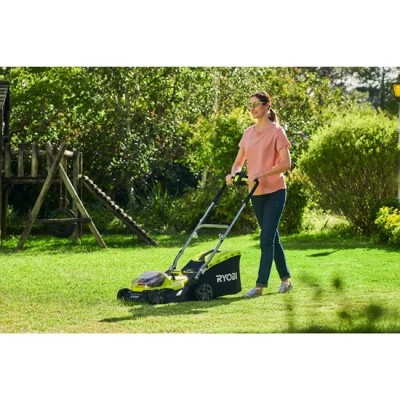 Газонокосарка гібридна Ryobi ONE+ RY18LMH37A-250 18В/220В акб 2х5А·год 37см 45л 25-70мм 15.7кг Газонокосарка гібридна Ryobi ONE+ RY18LMH37A-250 18В/220В акб 2х5А·год 37см 45л 25-70мм 15.7кг