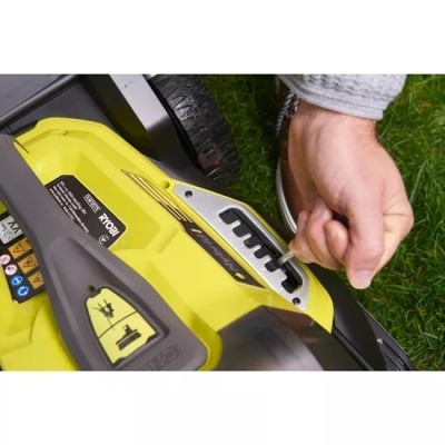 Газонокосарка гібридна Ryobi ONE+ RY18LMH37A-250 18В/220В акб 2х5А·год 37см 45л 25-70мм 15.7кг Газонокосарка гібридна Ryobi ONE+ RY18LMH37A-250 18В/220В акб 2х5А·год 37см 45л 25-70мм 15.7кг