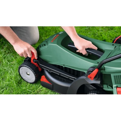 Газонокосарка мережева Bosch UniversalRotak 34-405 1300Вт 34см 40л 27-50мм 11кг Газонокосарка мережева Bosch UniversalRotak 34-405 1300Вт 34см 40л 27-50мм 11кг