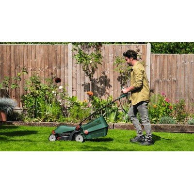 Газонокосарка мережева Bosch UniversalRotak 34-405 1300Вт 34см 40л 27-50мм 11кг Газонокосарка мережева Bosch UniversalRotak 34-405 1300Вт 34см 40л 27-50мм 11кг