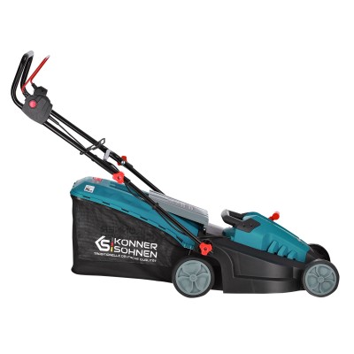 Газонокосарка мережева Konner&Sohnen KS 38LM-BL 1400Вт 38см 50л 25-65мм 16.5кг Газонокосарка мережева Konner&Sohnen KS 38LM-BL 1400Вт 38см 50л 25-65мм 16.5кг