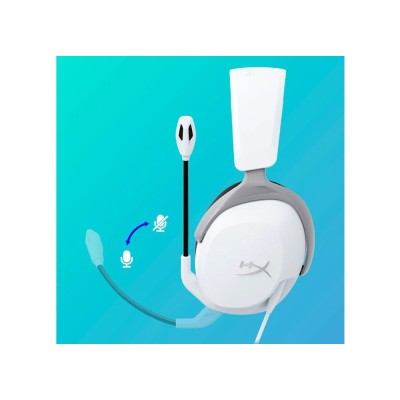 Гарнітура HyperX Cloud Stinger 2 Core PS5/PS4, mini-jack, біло-синій (6H9B5AA) Гарнітура HyperX Cloud Stinger 2 Core PS5/PS4, mini-jack, біло-синій (6H9B5AA)