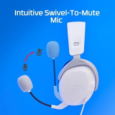 Гарнітура HyperX Cloud Stinger 2 PS4/PS5, mini-jack, біло-синій (75X29AA) Гарнітура HyperX Cloud Stinger 2 PS4/PS5, mini-jack, біло-синій (75X29AA)