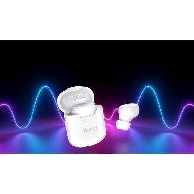 Гарнітура TECNO Minipods M1 Mono White (4895180759475) Гарнітура TECNO Minipods M1 Mono White (4895180759475)