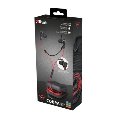 Гарнітура Trust GXT 408 Cobra Multiplatform 3.5мм RED