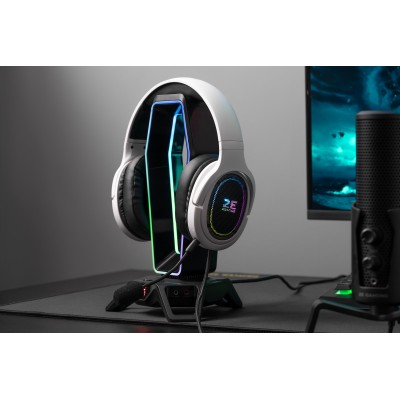 Гарнітура ігрова 2E GAMING HG330, 7.1, USB-A, RGB, 2м, білий (2E-HG330WT-7.1)