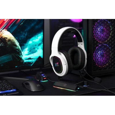 Гарнітура ігрова 2E GAMING HG330, 7.1, USB-A, RGB, 2м, білий (2E-HG330WT-7.1)