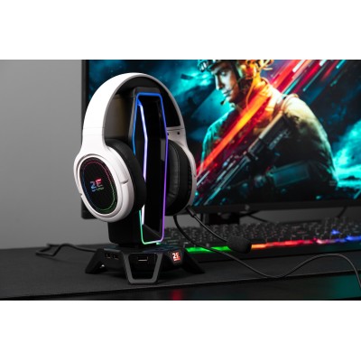 Гарнітура ігрова 2E GAMING HG330, 7.1, USB-A, RGB, 2м, білий (2E-HG330WT-7.1)