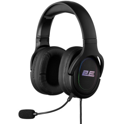 Гарнітура ігрова 2E GAMING HG330, 7.1, USB-A, RGB, 2м, чорний (2E-HG330BK-7.1)