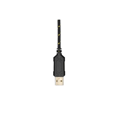 Гарнітура ігрова 2E GAMING HG340, 7.1, USB-A, RGB, 2м, жовтий (2E-HG340YW-7.1)