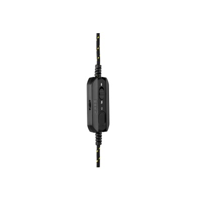 Гарнітура ігрова 2E GAMING HG340, 7.1, USB-A, RGB, 2м, жовтий (2E-HG340YW-7.1)