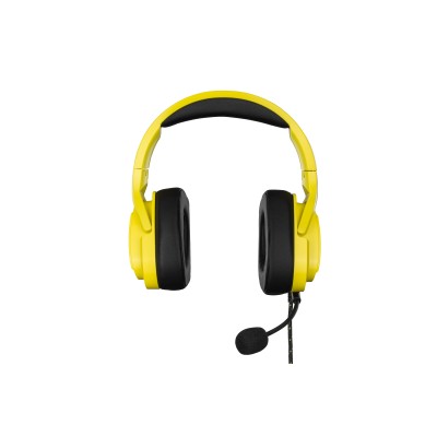 Гарнітура ігрова 2E GAMING HG340, mini-jack/dual 3.5mm, RGB, 2м, жовтий (2E-HG340YW)