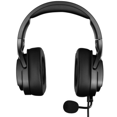 Гарнітура ігрова 2E GAMING HG340, mini-jack/dual 3.5mm, RGB, 2м, чорний (2E-HG340BK)
