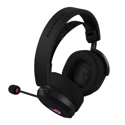 Гарнітура ігрова ASUS ROG Pelta, USB-A/BT/WL, RGB, 1.8м, чорний (90YH0410-BHUA00) Гарнітура ігрова ASUS ROG Pelta, USB-A/BT/WL, RGB, 1.8м, чорний (90YH0410-BHUA00)