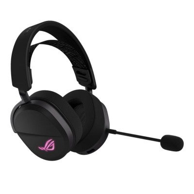 Гарнітура ігрова ASUS ROG Pelta, USB-A/BT/WL, RGB, 1.8м, чорний (90YH0410-BHUA00) Гарнітура ігрова ASUS ROG Pelta, USB-A/BT/WL, RGB, 1.8м, чорний (90YH0410-BHUA00)
