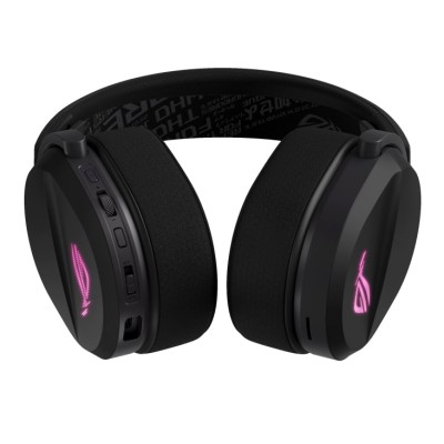 Гарнітура ігрова ASUS ROG Pelta, USB-A/BT/WL, RGB, 1.8м, чорний (90YH0410-BHUA00) Гарнітура ігрова ASUS ROG Pelta, USB-A/BT/WL, RGB, 1.8м, чорний (90YH0410-BHUA00)