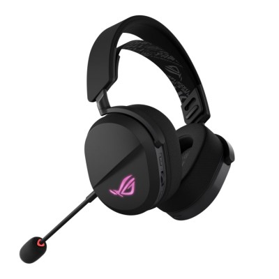 Гарнітура ігрова ASUS ROG Pelta, USB-A/BT/WL, RGB, 1.8м, чорний (90YH0410-BHUA00) Гарнітура ігрова ASUS ROG Pelta, USB-A/BT/WL, RGB, 1.8м, чорний (90YH0410-BHUA00)