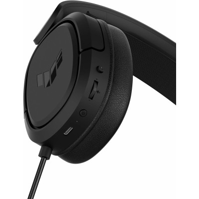Гарнітура ігрова ASUS TUF Gaming H1 7.1, mini-jack/dual 3.5мм, 1.2м/1.2м, чорний (90YH03A2-B1UA00) Гарнітура ігрова ASUS TUF Gaming H1 7.1, mini-jack/dual 3.5мм, 1.2м/1.2м, чорний (90YH03A2-B1UA00)