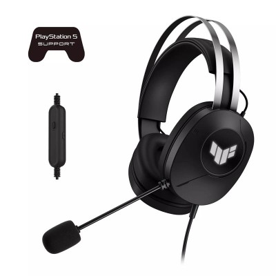Гарнітура ігрова ASUS TUF Gaming H1 GEN II, USB-A, 2м., чорний (90YH044B-BHUA00)