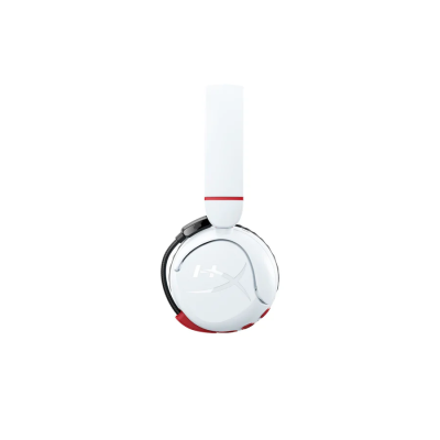 Гарнітура ігрова HyperX Cloud Mini, mini-jack/BT, 1.2м, білий-червоний (7G8F2AA) Гарнітура ігрова HyperX Cloud Mini, mini-jack/BT, 1.2м, білий-червоний (7G8F2AA)