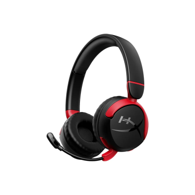 Гарнітура ігрова HyperX Cloud Mini, mini-jack/BT, 1.2м, чорний-червоний (7G8F1AA) Гарнітура ігрова HyperX Cloud Mini, mini-jack/BT, 1.2м, чорний-червоний (7G8F1AA)
