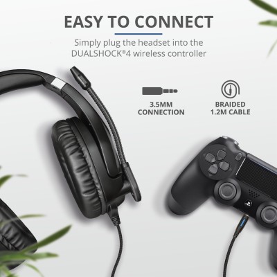 Гарнітура ігрова Trust GXT 488 Forze-G for PS4, 3.5мм, чорний Гарнітура ігрова Trust GXT 488 Forze-G for PS4, 3.5мм, чорний