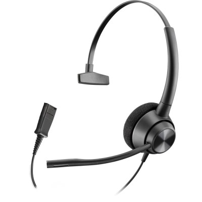 Гарнітура комп'ютерна моно On-ear Poly EncorePro 310, Quick Disconnect, всеспрямований, чорний (77T43AA)