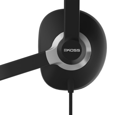 Гарнітура комп'ютерна стерео On-Ear Koss CS300, USB, Uni Mic, 2.4м, Чорний (194283.101) Гарнітура комп'ютерна стерео On-Ear Koss CS300, USB, Uni Mic, 2.4м, Чорний (194283.101)
