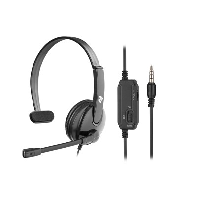 Гарнітура ПК моно On-ear 2E CH12 mini-jack, omni-mic, 1.2м, чорний (2E-CH12MJ) Гарнітура ПК моно On-ear 2E CH12 mini-jack, omni-mic, 1.2м, чорний (2E-CH12MJ)