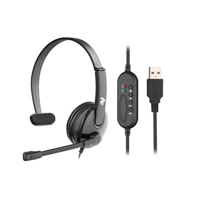 Гарнітура ПК моно On-ear 2E CH12 USB, omni-mic, 2м, чорний (2E-CH12MU) Гарнітура ПК моно On-ear 2E CH12 USB, omni-mic, 2м, чорний (2E-CH12MU)