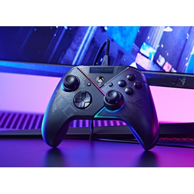 Геймпад ASUS ROG Raikiri for Xbox, USB-A, чорний (90GC00X0-BGP000) Геймпад ASUS ROG Raikiri for Xbox, USB-A, чорний (90GC00X0-BGP000)