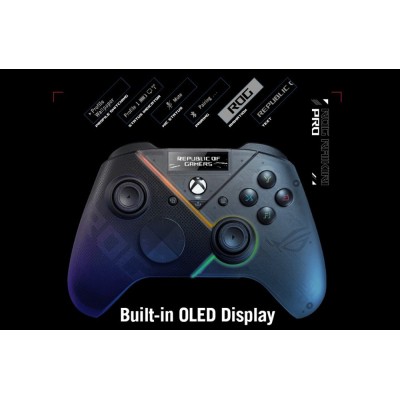 Геймпад ASUS ROG Raikiri Pro for Xbox, USB-A/BT/WL чорний (90GC00W0-BGP000) Геймпад ASUS ROG Raikiri Pro for Xbox, USB-A/BT/WL чорний (90GC00W0-BGP000)