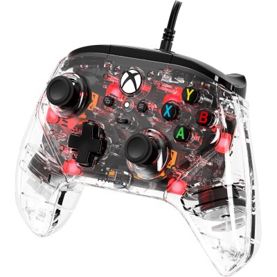 Геймпад HyperX Clutch Gladiate RGB, Xbox, PC, USB-A, прозорий (7D6H2AA)