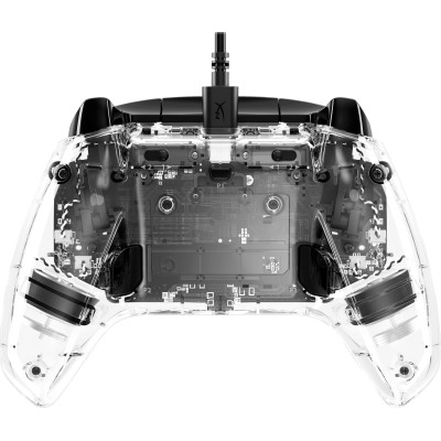 Геймпад HyperX Clutch Gladiate RGB, Xbox, PC, USB-A, прозорий (7D6H2AA)